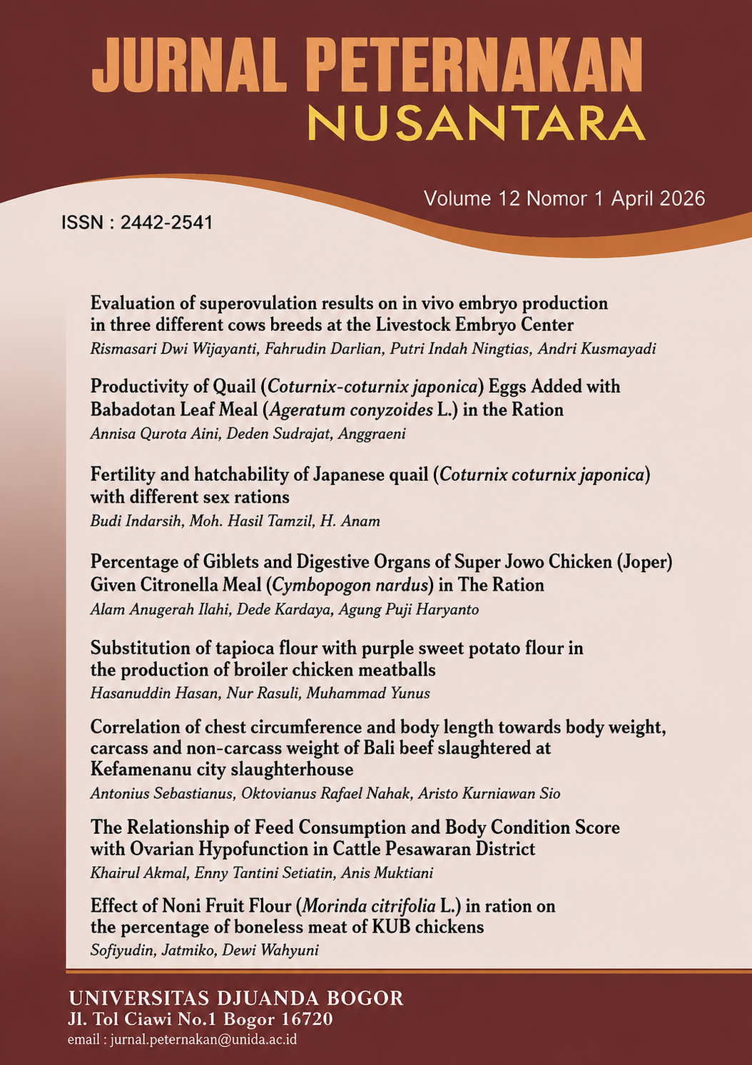 					View Vol. 12 No. 1 (2026)
				