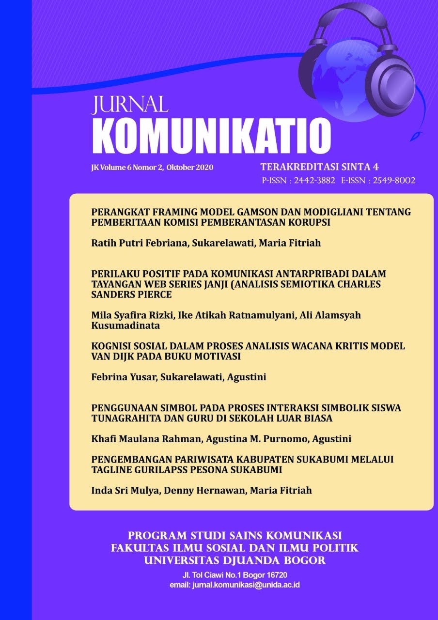 Jurnal Komunikatio 6 (2) Oktober 2020